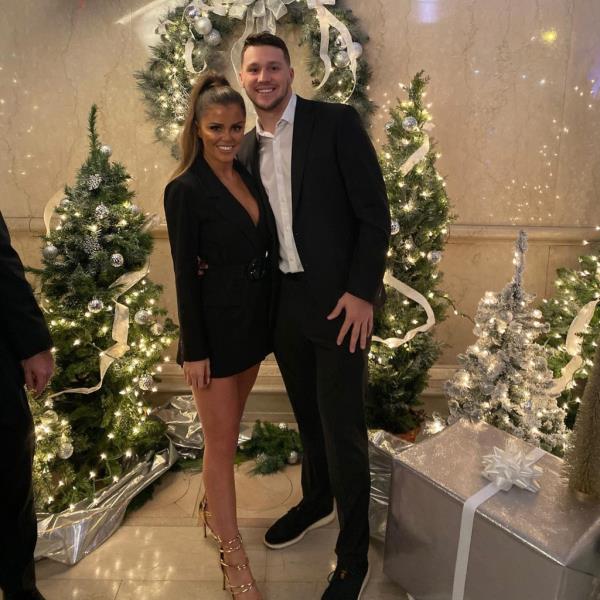 She previously dated Bills quarterback Josh Allen.