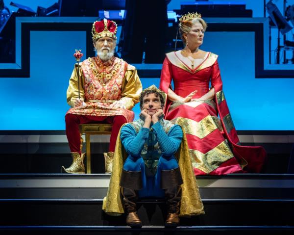 David Patrick Kelly, Ana Gasteyer and Michael Urie in o<em></em>nce Upon A Mattress