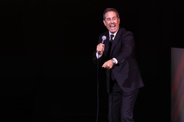 Seinfeld performs o<em></em>nstage at the 2023 Good+Foundation aA Very Good+ Night of Comedya Benefit at Carnegie Hall on October 18, 2023 in New York City.