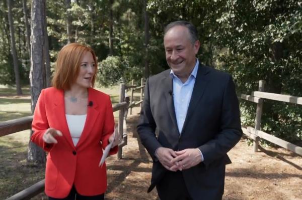 MSNBC host Jen Psaki recently praised Emhoff for his 