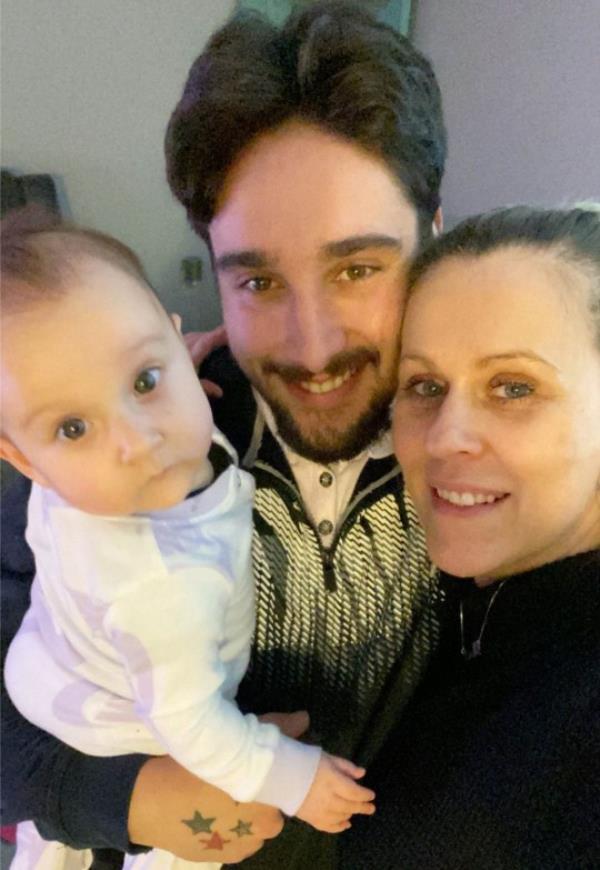 Deanna and Steven with their baby 