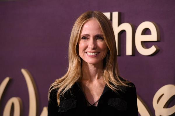 Dana Walden, Disney Entertainment Co-Chair, smiling at the camera at the Walt Disney Company Emmy Awards party in Los Angeles, California