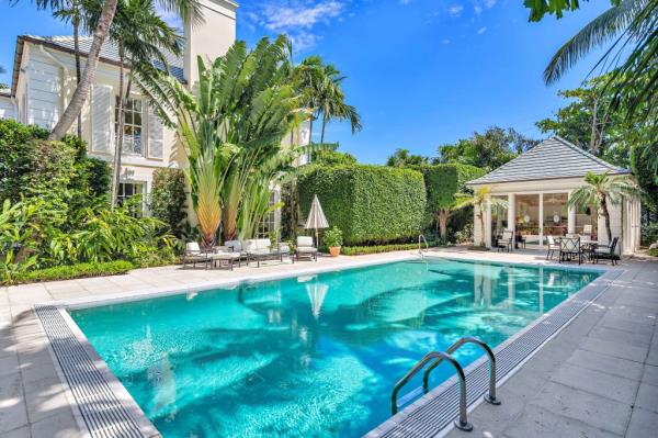 Exterior of the pool area. 