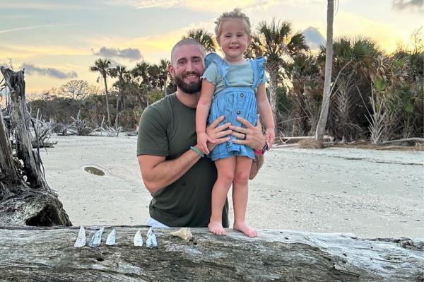 Detective Sgt. Daniel Greene with Carter Greene.