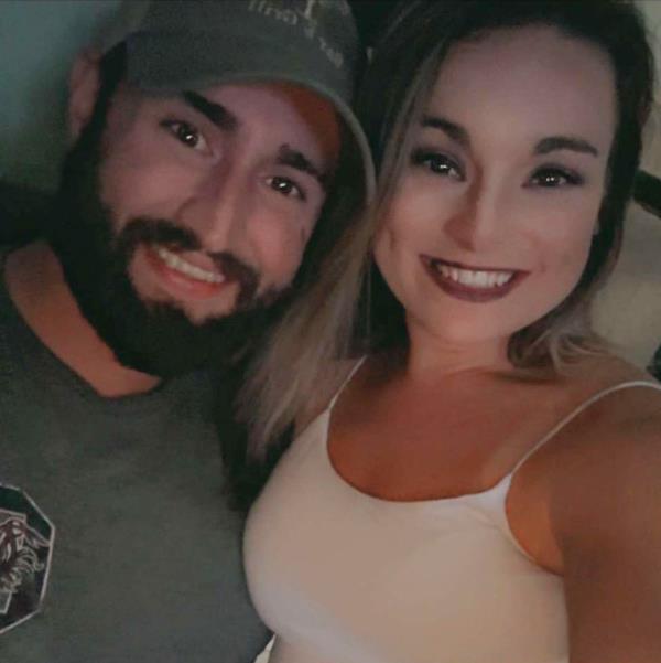 Greene and his current wife.