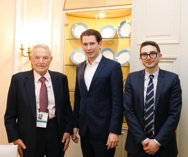 George Soros, Sebastian Kurz, Alexander Soros