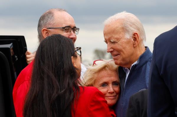 Debbie Dingell and Joe Biden