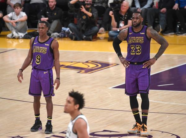 Rajon Ro<em></em>ndo wore No. 9 and aided LeBron James and the Lakers to a Champio<em></em>nship in 2020.  