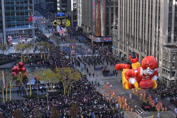 Tickets are not needed to watch the parade — which spans 2.5 miles — in person.