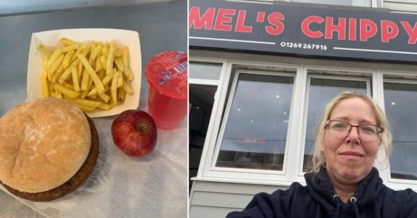 Mel's Chippy, which offers £1 meals for struggling families