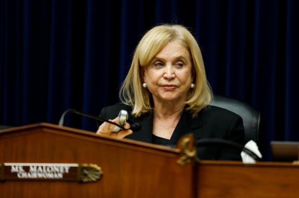 WASHINGTON, DC - DECEMBER 14: Committee chairwoman Rep. Carolyn Malo<em></em>ney (D-NY) speaks during a House Oversight Committee hearing titled 