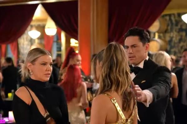 Ariana Madix, Scheana Shay, and Tom Sandoval during the 