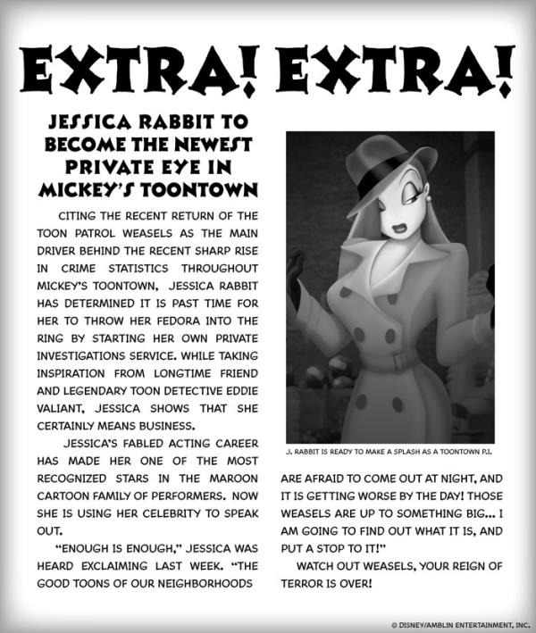 The theme park also gave her a new plot.