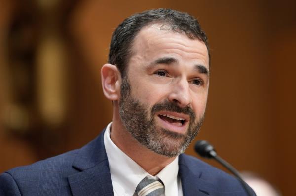 Daniel Werfel testifies before the Senate Finance Committee during his co<em></em>nfirmation hearing to be the Internal Revenue Service Commissioner
