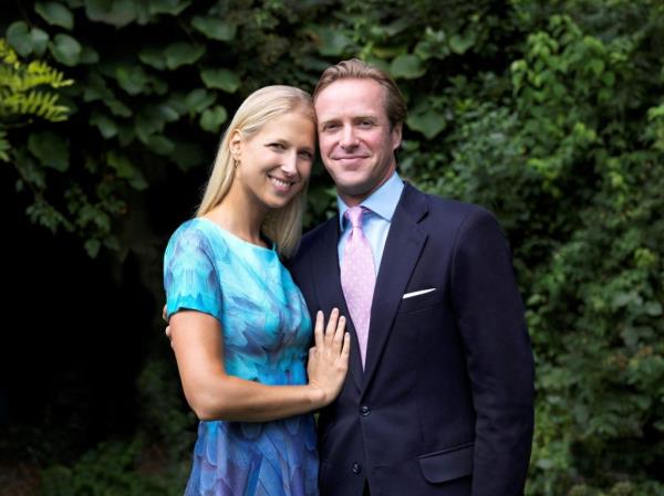 Lady Gabriella Kingston and Thomas Kingston posing for a picture.