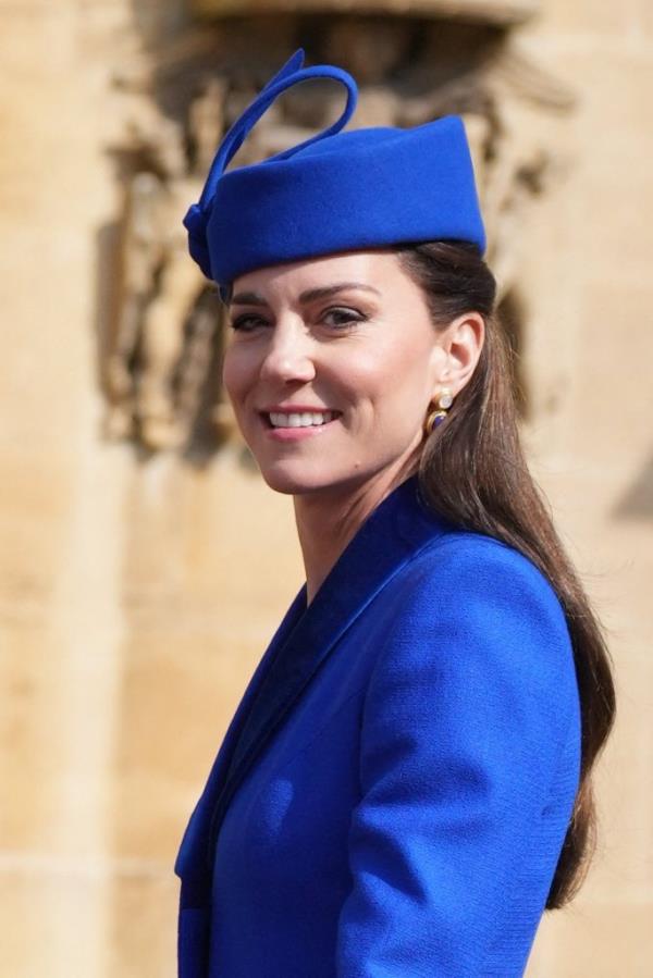 Members of The Royal Family attend the Easter Mattins Service at St. Georges Chapel, Windsor Castle on Easter Sunday in Windsor, Berkshire, UK, on the 9th April 2023.