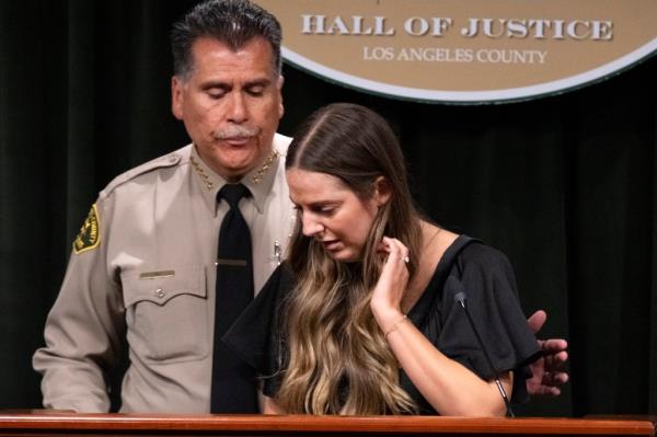 Brittany Lindsey was comforted by loved ones
