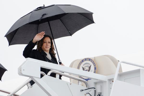 Trump polled better than Harris with registered Democrats than he did with President Biden.