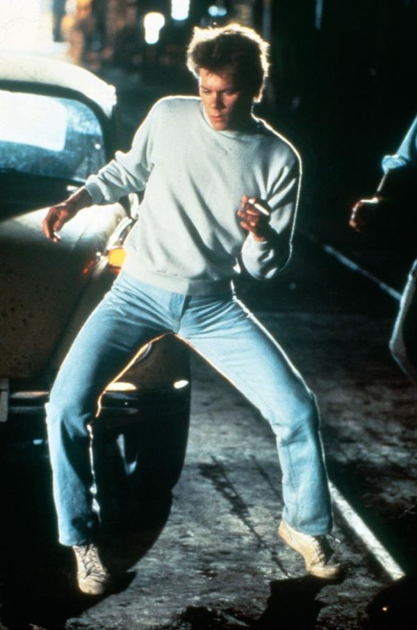 Bacon starred in “Footloose” as a Chicago teen who moved to a small town and fought its ban on dancing. 