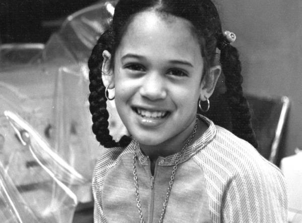 Kamala as a young kid 