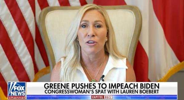 MTG spoke on Fox News Sunday. 