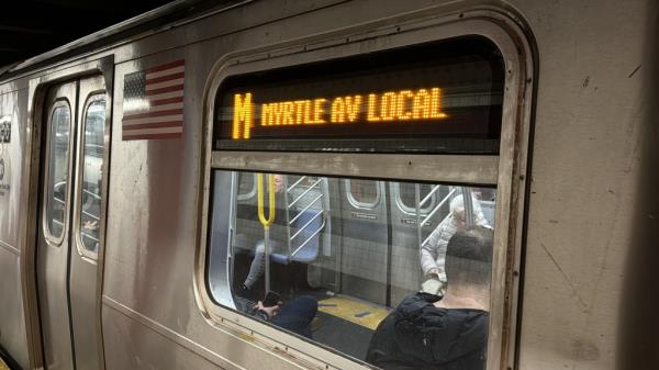 11/25/24 A 15-yo boy was stabbed in the stomach around 12:30 p.m. Tuesday on board a southbound M train at Court Square. Cops are looking for another male perp, believed to be in his 20s, in co<em></em>nnection to the attack. The stabbing stemmed from a dispute but it's unclear what it was over or whether they knew each other.