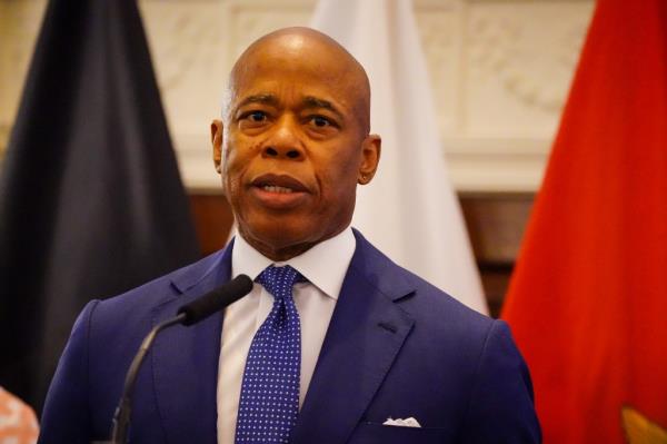 Mayor Eric Adams at Gracie Mansion hosted a reception kicking off Fleet week