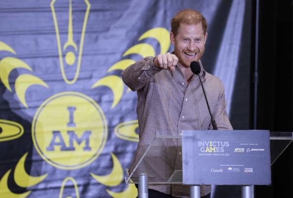 Prince Harry at the Invictus Games schools programme launch in Vancouver