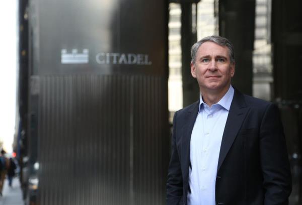 Portrait of Ken Griffin, founder of Citadel.