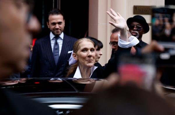 Celine Dion in Paris on July 23, 2024
