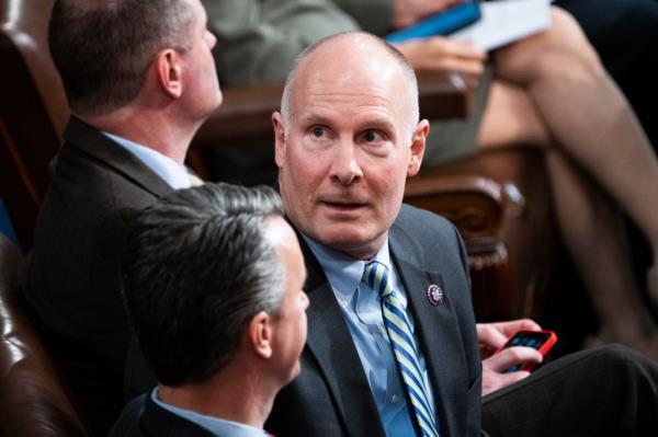 Representative John Moolenaar, R-Mich., in the House Chamber of U.S. Capitol, before Greek Prime Minister Kyriakos Mitsotakis addresses a joint meeting of Congress, May 17, 2022