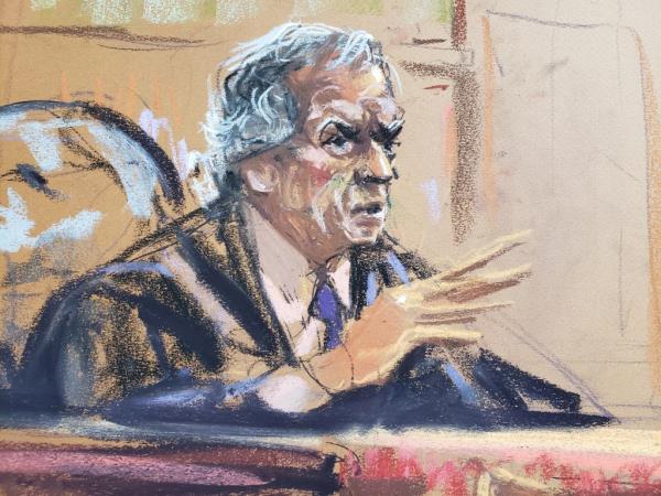 ustice Arthur Engoron speaks during a hearing related to New York Attorney General Letitia James' civil lawsuit 