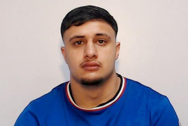 Adil Iqbal, 22, in his booking photo.