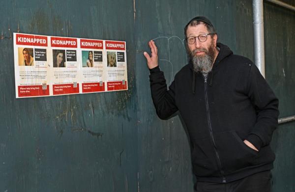 Mark Pomerantz (pictured) was pepper sprayed by Melissa Ugur last Saturday.