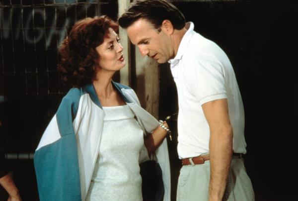 Kevin Costner and Susan Sarandon together in Costner's Instagram post. 