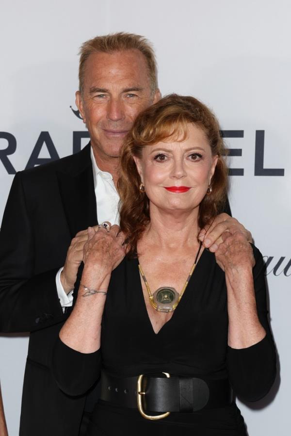 Kevin Costner and Susan Sarandon at The 81st Venice Internatio<em></em>nal Film Festival.