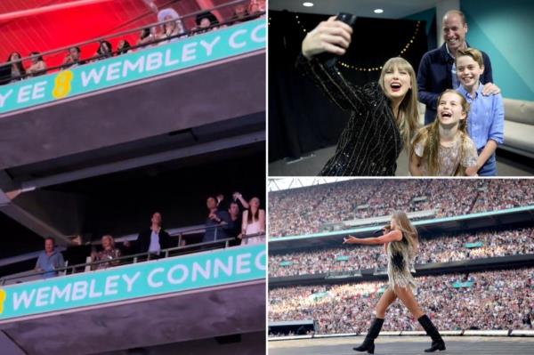 威廉王子在伦敦的时代之旅中随着“Shake It Off”起舞