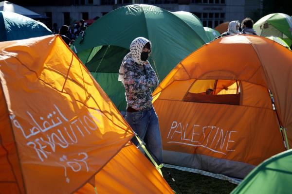 The students are refusing to leave until their demands are met.