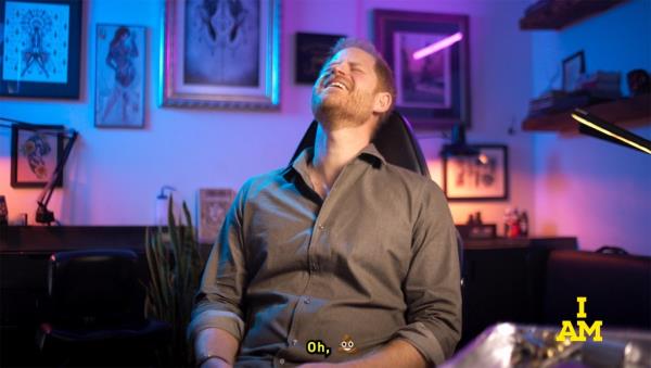 Prince Harry at East Side Ink