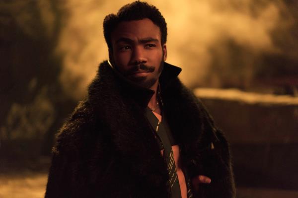 Do<em></em>nald Glover played a younger Lando Calrissian in the 2018 prequel 