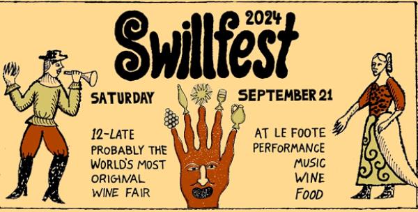A poster for the Swillhouse festival in the Rocks.