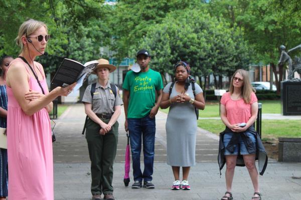 Ashley Jo<em></em>nes at Poetry in the Park