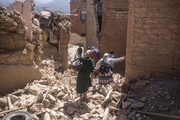 摩洛哥发生罕见的6.8级地震，造成1000多人死亡，历史建筑受损