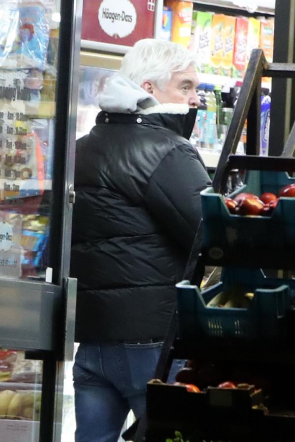 Phillip Schofield shopping