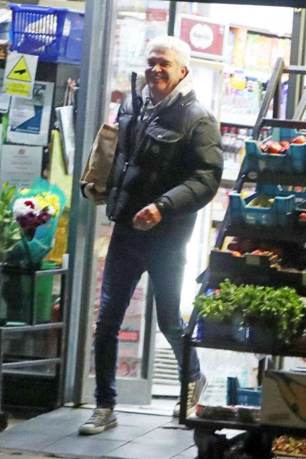 Phillip Schofield shopping