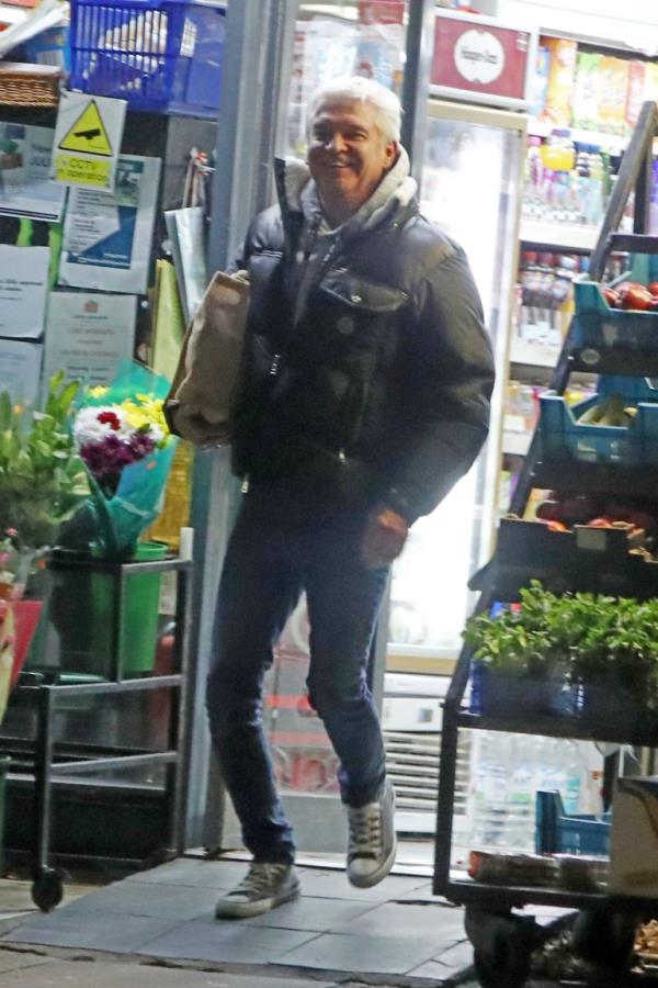 Phillip Schofield shopping