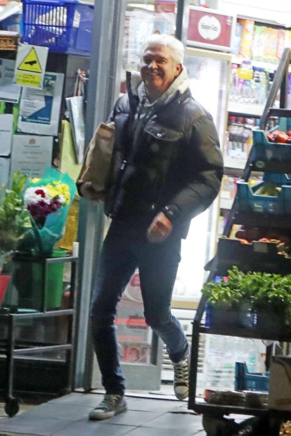 Phillip Schofield shopping