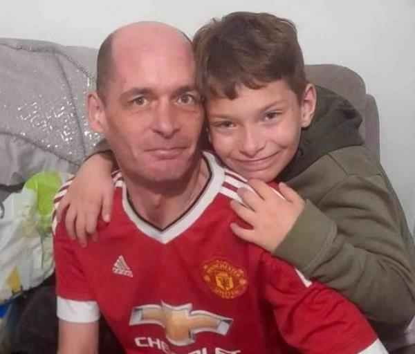 Dad Paul with son Blaine
