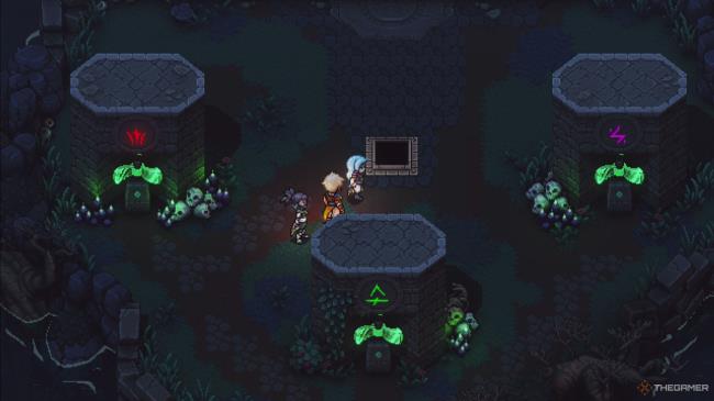 Sea Of Stars: Showing puzzle solution that opens the entrance to the passage
