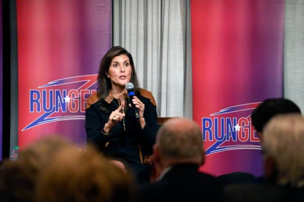Republican presidential candidate Nikki Haley called out Biden for his  